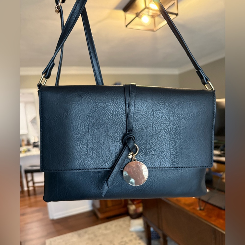 Black Crossbody Purse, Le Miel Brand, Adjustable